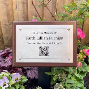 Memorial Stories | Preserving Memories, One Story at a Time - QR Code Memorial Plaques